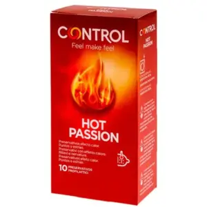 Control Hot Passion - Preservativos efecto calor 10 unidades
