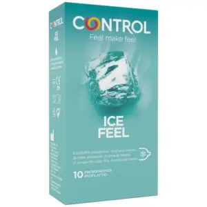 Control - Ice Feel Preservativos Efecto Frío 10 Unidades
