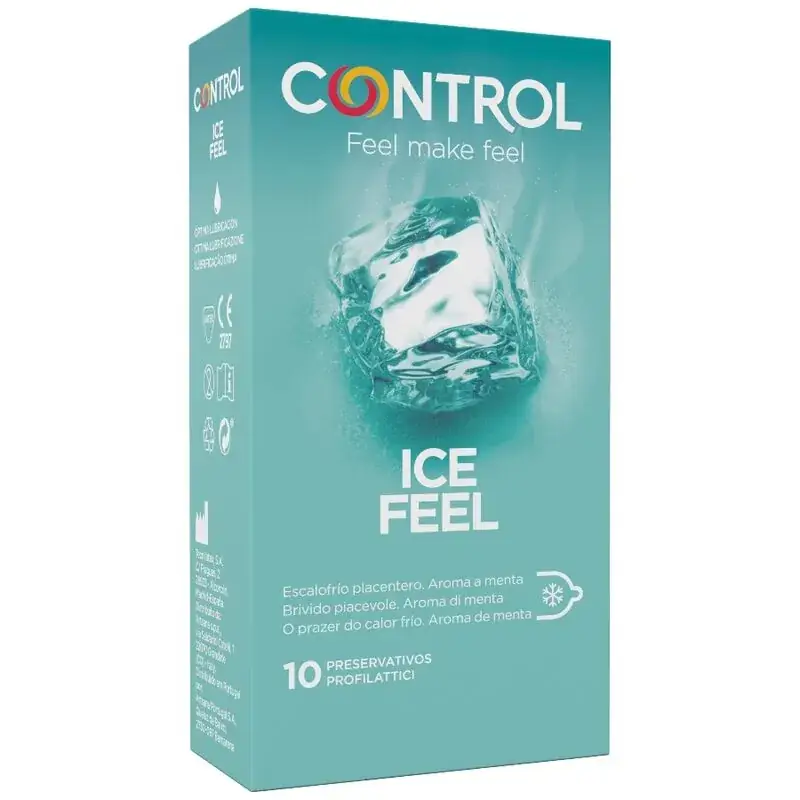 Control - Ice Feel Preservativos Efecto Frío 10 Unidades
