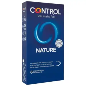 CONTROL - Preservativos Adaptables Nature 6 Unidades