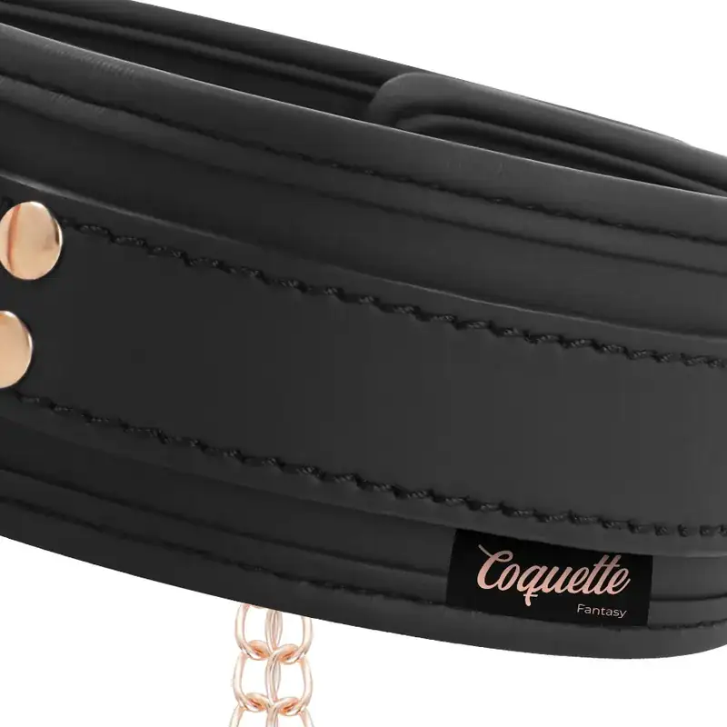 Coquette Chic Desire - Fantasy Collar con Pinzas para Pezones y Forro de Neopreno - Imagen 6