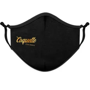 Coquette Chic Desire - Mascarilla reutilizable elegante y cómoda