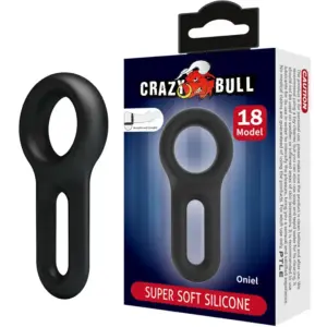 Crazy Bull - Anillo de Silicona Modelo 18 para el Placer Masculino
