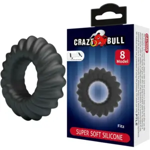 Crazy Bull - Anillo de Silicona Modelo 8 para Placer Masculino