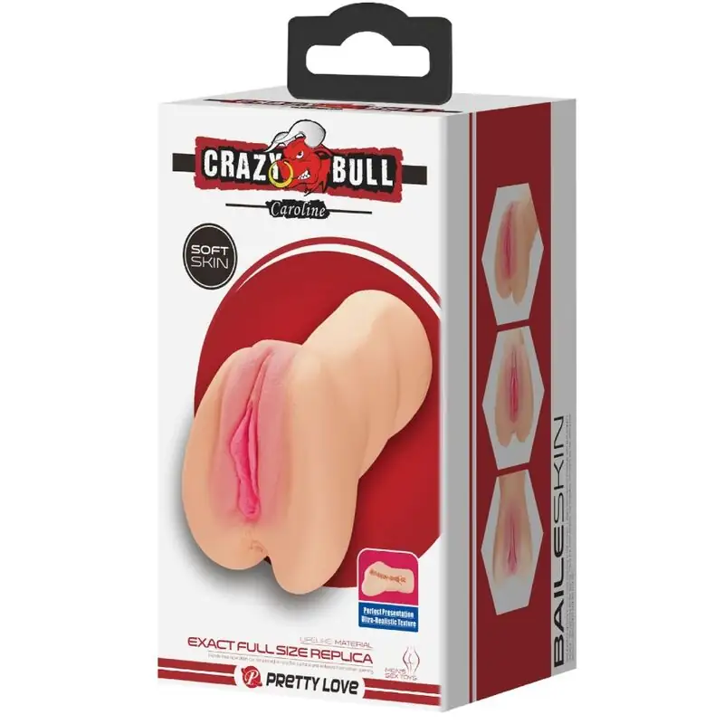 CRAZY BULL - Caroline Masturbador en Forma de Vagina - Imagen 8