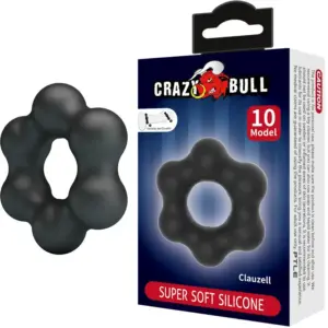 Crazy Bull - Clauzell Anillo Silicona Modelo 10 para Placer Masculino