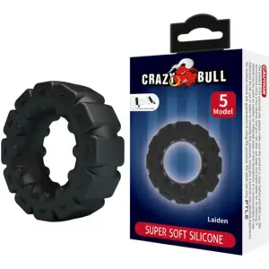Crazy Bull - Laiden Anillo Silicona Modelo 5 para Control del Placer Masculino