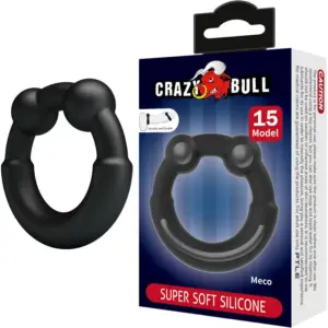 Crazy Bull - Meco Anillo Silicona Modelo 15 para Placer Masculino