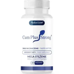 Cum Plus Strong - Aumento de Semen 60 Cápsulas para Placer Intenso