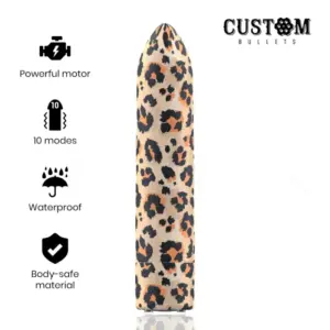 Custom Bullets - Bala Recargable Leopard 10 Intensidades