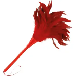 DARKNESS - Pluma Estimuladora Roja 24cm para Juegos Eróticos