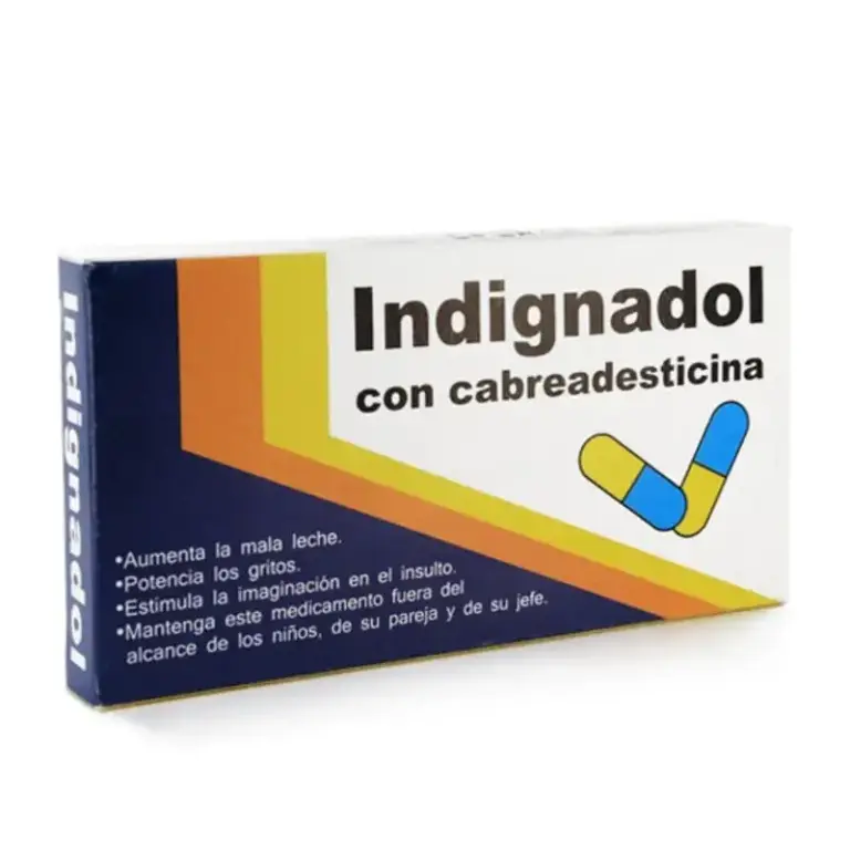 Diablo Goloso - Caja de Medicamentos Indignadol