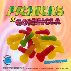 Diablo Golozo - Pichitas de Gominola Frutas Sexy y Dulces