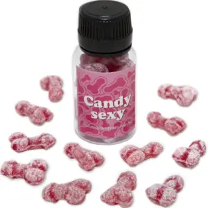 Diablo Picante - Candy Sexy Bote 12 Gominolas Sabor Fresa-Cereza