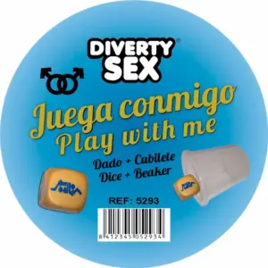 DIABLO PICANTE - DADO DURO DORADO POSTURAS CHICOS CON CUBILETE