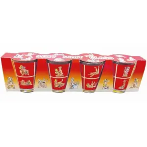 Diablo Picante - Set de 4 Chupitos de Cristal Kamasutra