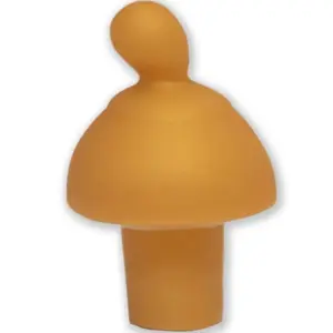 DIABLO PICANTE - Tapón Forma Pecho Dorado para Celebraciones Divertidas