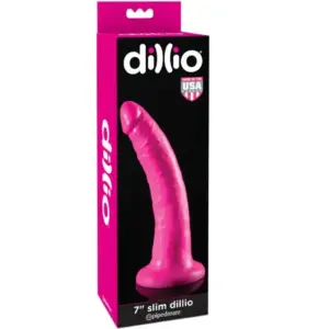 Dillio - Dildo con Ventosa Rosa 17.8 cm para Placer Sin Límites