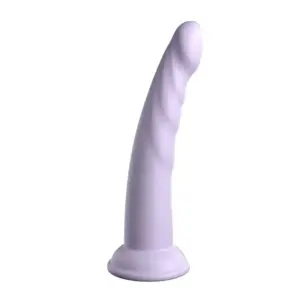 DILLIO - Slim Seven 17,78 cm Violeta - Dildo de Silicona Premium