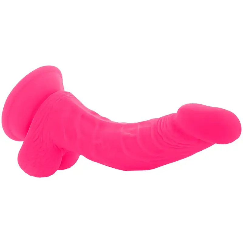 DIVERSIA - Dildo flexible con vibración rosa 21.5 cm -O- 4.5 cm - Imagen 7