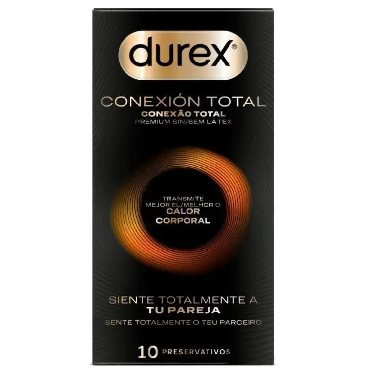 Durex - Conexión Total Ultra Fino Plus Sin Láttex 10 Unidades