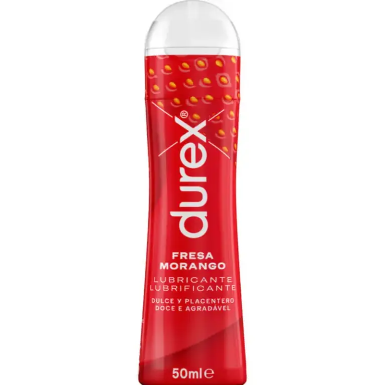 DUREX - Lubricante Play Fresa 50 ml Original y Delicioso