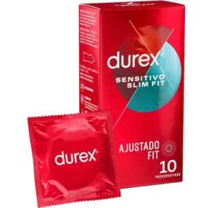 Durex - Preservativos Sensitivo Slim Fit 10 Unidades