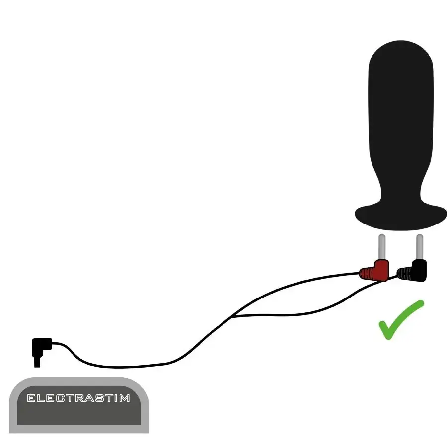 ElectraStim - Cables de Estimulación 90 Grados para Juguetes Eróticos - Imagen 4