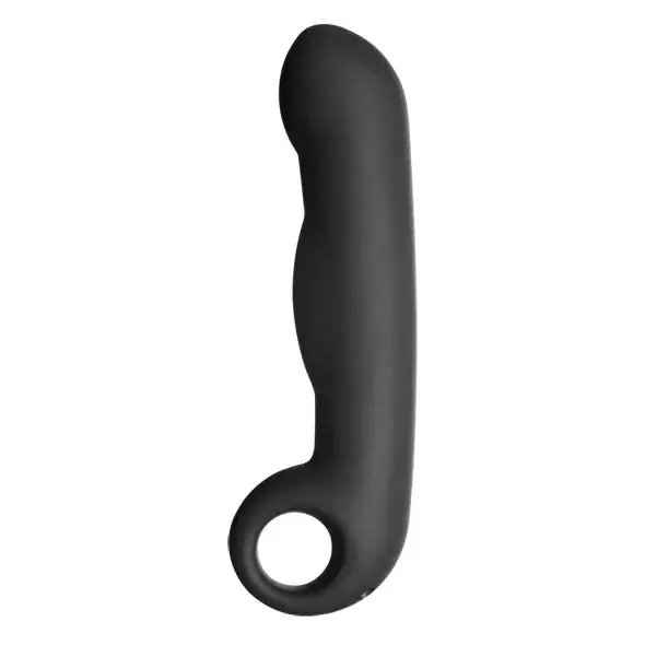ElectraStim - Ovid Silicone Negro Dildo para Electroestimulación