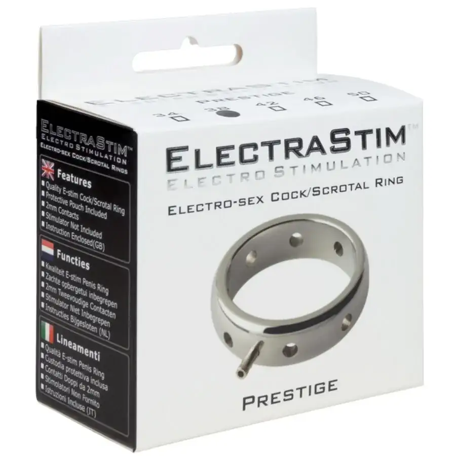 ElectraStim - Prestige Anillo Electromagnético de Metal para el Pene 46 mm - Imagen 4