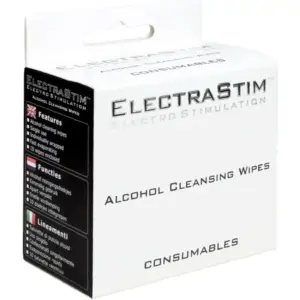 ELECTRASTIM - Toallitas Higiénicas con Alcohol para Juguetes Eróticos
