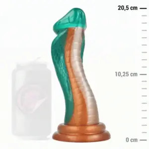 EPIC CYBERSILICOCK - Python Dildo Cobra Verde para Placer Épico