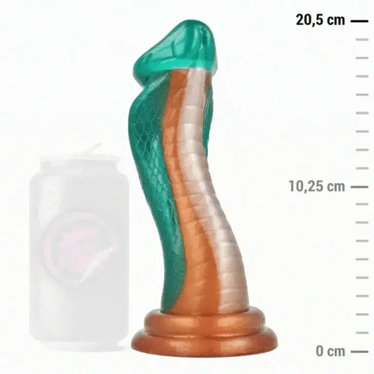 EPIC CYBERSILICOCK - Python Dildo Cobra Verde para Placer Épico