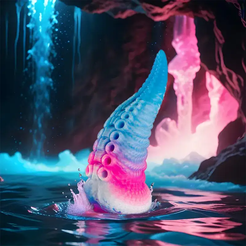 EPIC - Phorcys Dildo Tentáculo Azul Tamaño Grande para Placer Épico - Imagen 8