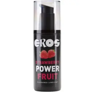Eros Power Line - Lubricante de Fresa 125 ml para Placer Intenso