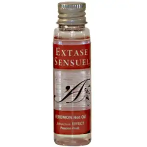 Extase Sensual - Aceite de Masaje Efecto Calor con Feromonas Fruta de la Pasión 35 ml