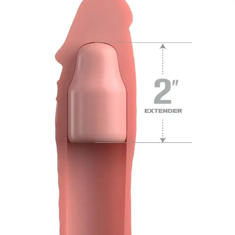 Fantasy X-Tensions - Extensión para Pene con Correa de 15,24 cm Skin - Imagen 2