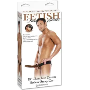 Fetish Fantasy Series - Arnés Hueco Ajustable Chocolate 22 cm para Placer Sin Límites