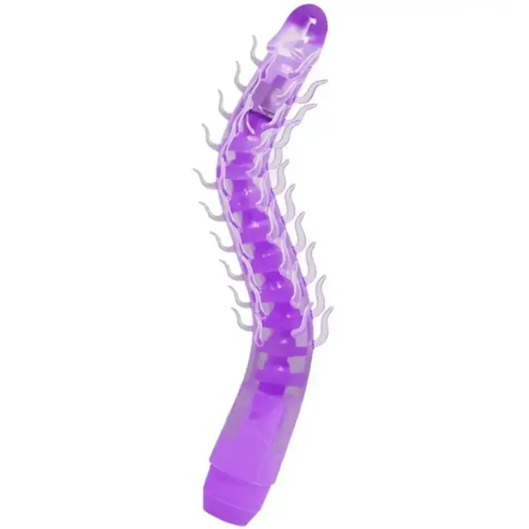 Flexi Vibe - Dildo vibrador flexible lila de 23.5 cm para el placer definitivo
