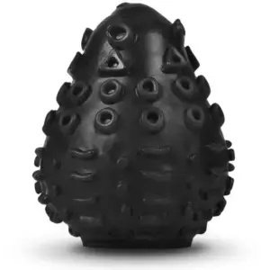 G-VIBE - Huevo Masturbador Texturado Reutilizable Negro