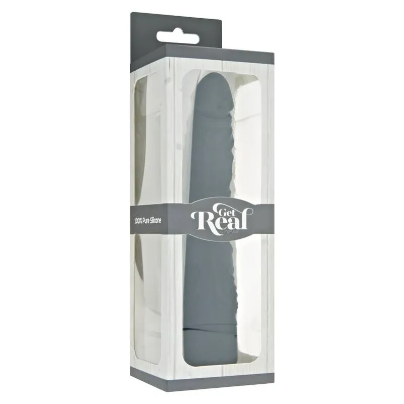 GET REAL - Classic Slim Vibrador Negro: Placer Sin Límites - Imagen 3