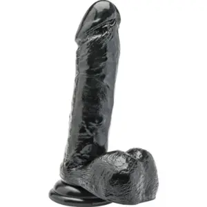 Get Real - Dildo 18 cm con testículos negro