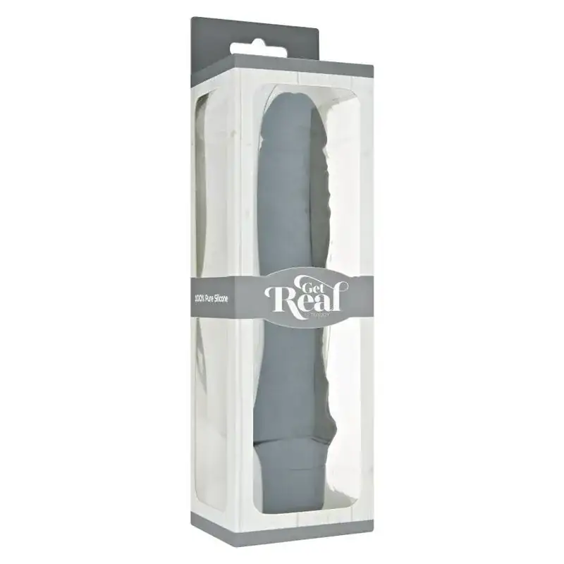 GET REAL - Vibrador Clásico Grande Negro - Imagen 3