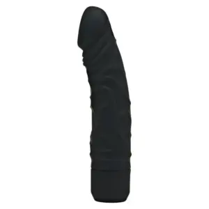 GET REAL - Vibrador clásico original negro para placer ilimitado