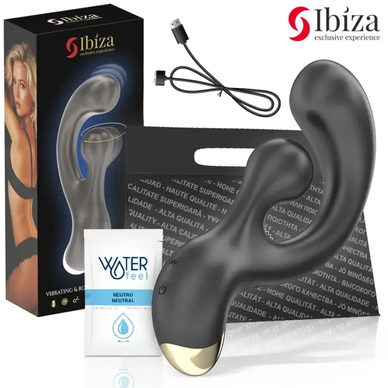 IBIZA - Estimulador vibrador y rotatorio para un placer dual