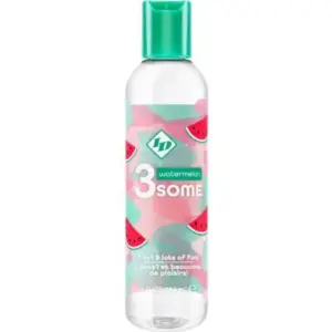 ID 3SOME - Gel comestible de sandía 4 FL OZ para diversión íntima