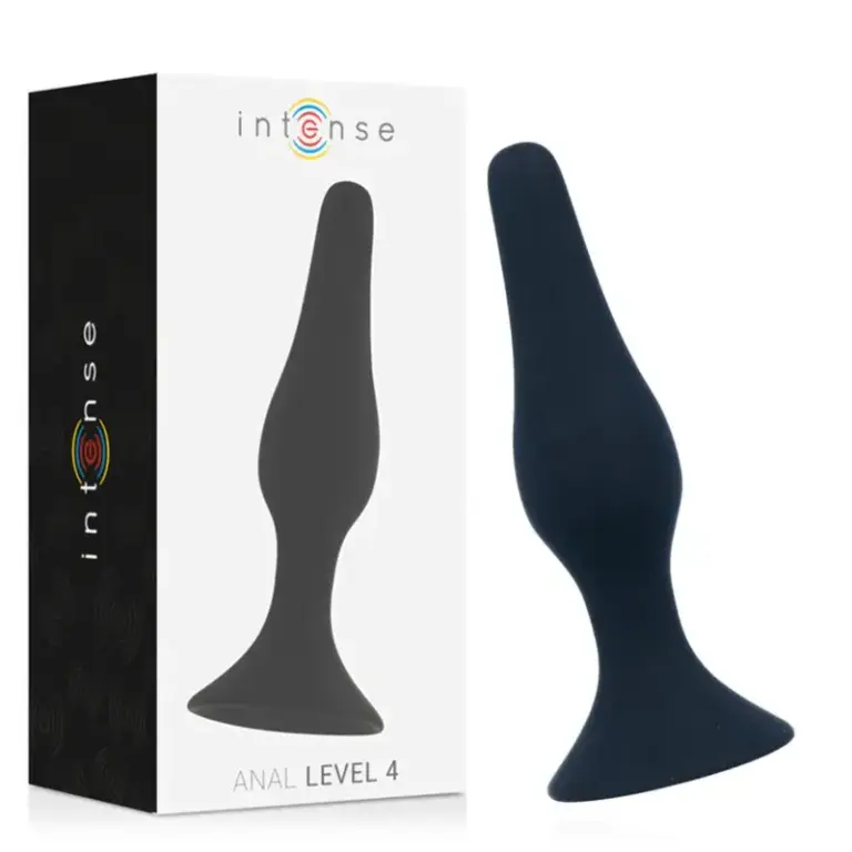 Intense - Anal Level 4 15.5cm Negro para Placer Avanzado