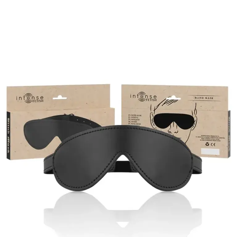 INTENSE - Antifaz de Cuero Vegano para Fetichistas con Estilo