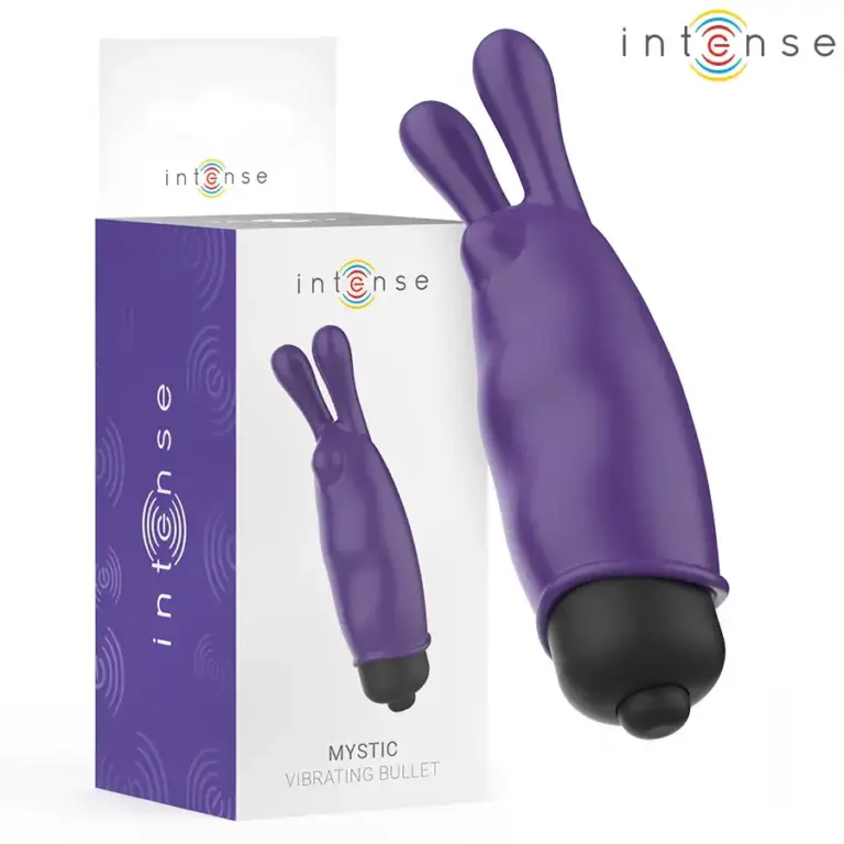INTENSE - Bala Vibradora Morado 8.7 x 2.4 cm para Placer Portátil