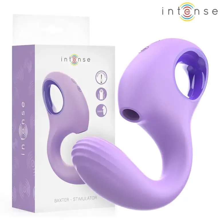 INTENSE - Baxter Vibrador & Estimulador Violeta para Placer Intenso